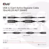 CLUB3D USB 3.2 Gen1 aktyvus kartotuvo kabelis 15 m/ 49.2 ft M/F 28AWG