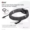 CLUB3D USB 3.2 Gen1 aktyvus kartotuvo kabelis 15 m/ 49.2 ft M/F 28AWG