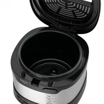 Tefal Uno FF215D vienos talpos 1,8 L atskirai pastatoma 1600 W gruzdintuvė Juoda, Nerūdijantis plienas