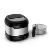 Tefal Uno FF215D vienos talpos 1,8 L atskirai pastatoma 1600 W gruzdintuvė Juoda, Nerūdijantis plienas