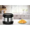 Tefal Uno FF215D vienos talpos 1,8 L atskirai pastatoma 1600 W gruzdintuvė Juoda, Nerūdijantis plienas