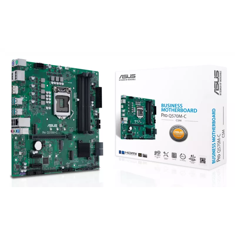 ASUS PRO Q570M-C/CSM Intel Q570 LGA 1200 (Socket H5) micro ATX