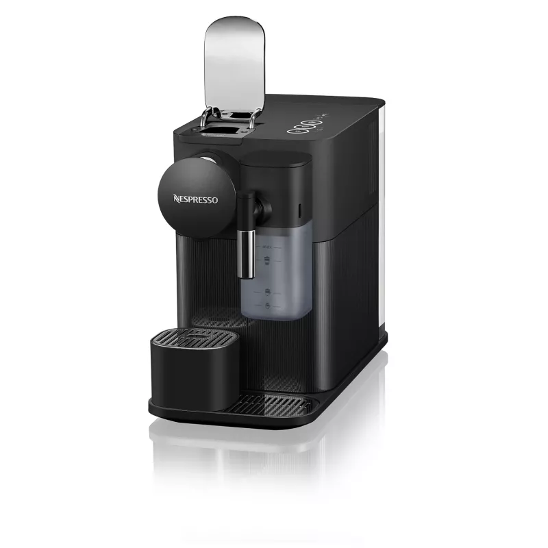 Espresso aparatas De’Longhi EN510.B Lattissima One — 1 L vandens talpa, 0,125 L pieno talpa, 19 barų, „Nespresso“ kapsulės, jutiklinis valdymas