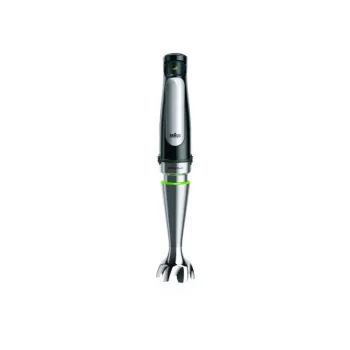 Braun MQ 7025X 0,6 l panardinamasis trintuvas 1000 W juoda, nerūdijantis plienas