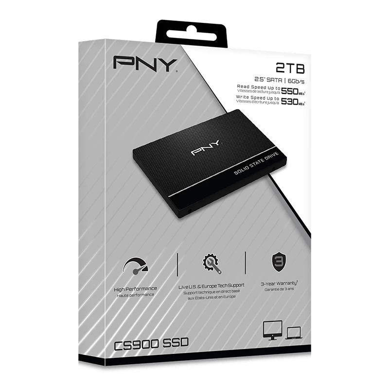 PNY SSD - CS900 - 2TB - SATA 6Gb/s - 2,5 col.