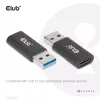 CLUB3D USB 3.2 Gen1 Tipas A į USB 3.2 Gen1 Type C adapteris M/F