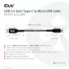 CLUB3D USB 3.2 Gen1 Type-C į Micro USB kabelis M/M 1 m /3.28 pėd.