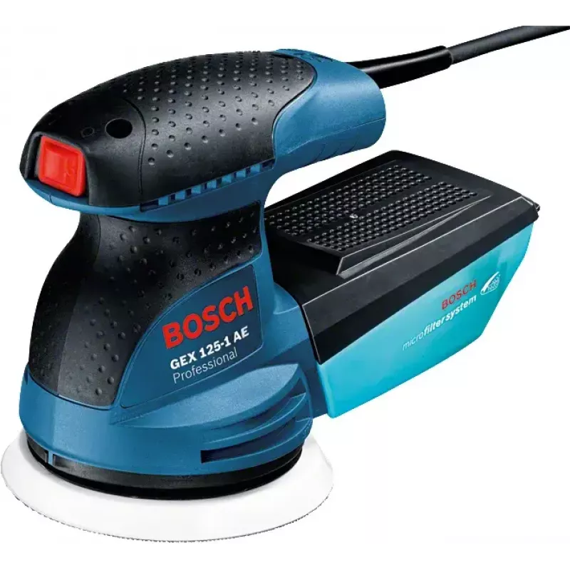 Bosch GEX 125-1 AE Orbitinis šlifuoklis 12000 RPM 24000 OPM Mėlynas