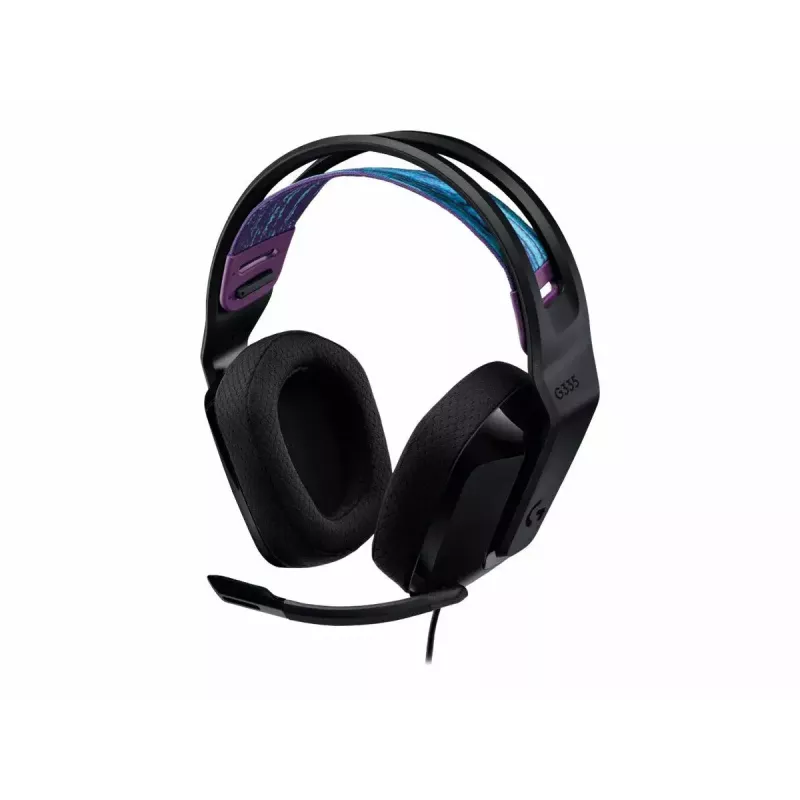 Logitech G G335 ausinės su galvos juosta, 3,5 mm jungtis, juodos spalvos