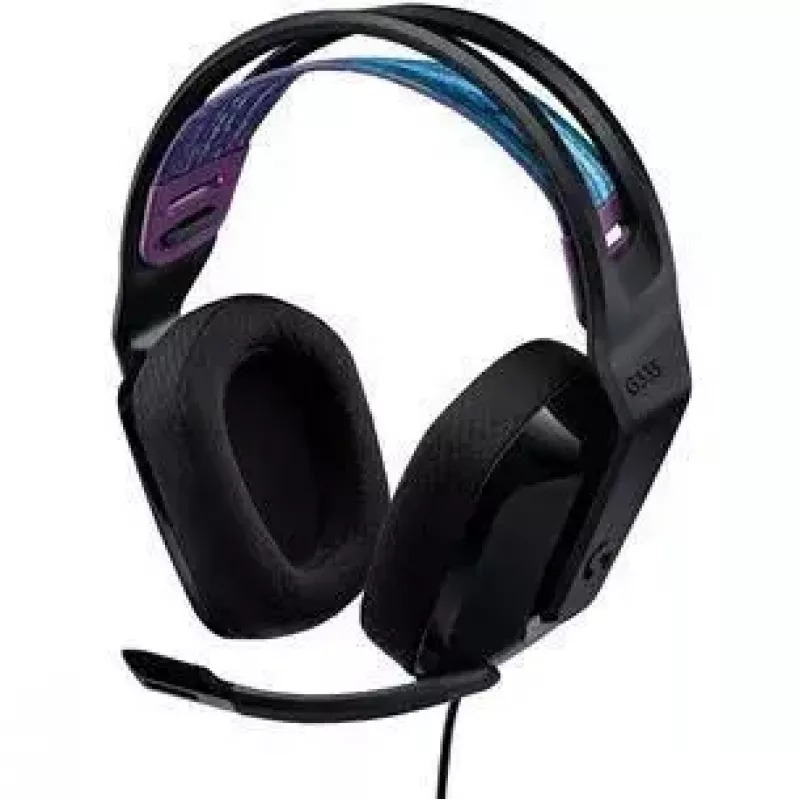 Logitech G G335 ausinės su galvos juosta, 3,5 mm jungtis, juodos spalvos