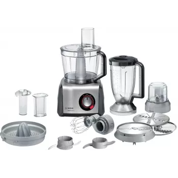 Virtuvinis kombainas Bosch MC812M844 1250 W 3,9 L juodas, nerūdijantis plienas