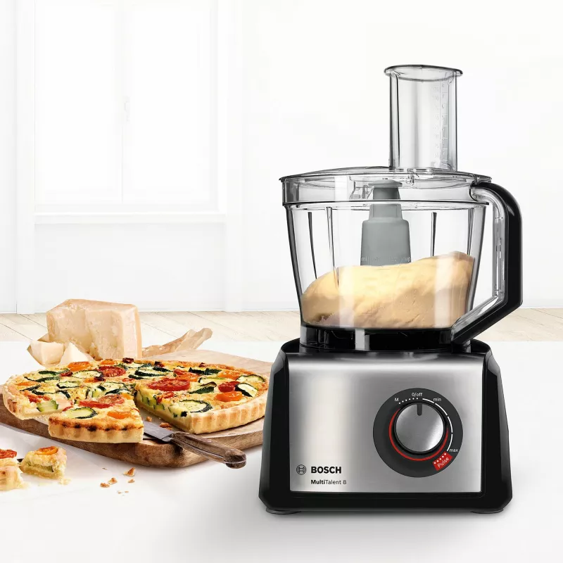 Virtuvinis kombainas Bosch MC812M844 1250 W 3,9 L juodas, nerūdijantis plienas