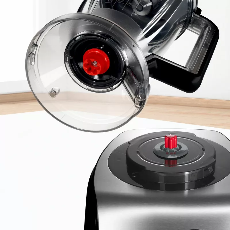 Virtuvinis kombainas Bosch MC812M844 1250 W 3,9 L juodas, nerūdijantis plienas