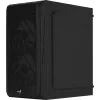 PC korpusas AEROCOOL CS107V2 Mini Tower – juodas, microATX/Mini-ITX, 2x120mm ventiliatoriai, 1x3,5 colio + 2x2,5 colio lizdai