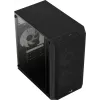 PC korpusas AEROCOOL CS107V2 Mini Tower – juodas, microATX/Mini-ITX, 2x120mm ventiliatoriai, 1x3,5 colio + 2x2,5 colio lizdai