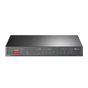 TP-Link TL-SG1210MP tinklo jungiklis Nevaldomas Gigabit Ethernet (10/100/1000) Power over Ethernet (PoE) Juoda