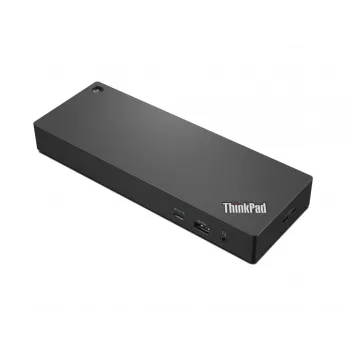 Lenovo 40B00300EU nešiojamojo kompiuterio dokas / prievadų replikatorius Laidinis Thunderbolt 4 Juoda, Raudona