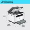 Daugiafunkcinis lazerinis spausdintuvas HP LaserJet MFP M234sdw — nespalvotas A4, 29 ppm, dvipusis, Wi‑Fi, Ethernet