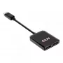 MST šakotuvas DisplayPort 1.4 į DisplayPort + HDMI 4K60Hz CLUB3D CSV-7220