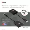 MST šakotuvas DisplayPort 1.4 į DisplayPort + HDMI 4K60Hz CLUB3D CSV-7220