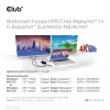 MST šakotuvas DisplayPort 1.4 į DisplayPort + HDMI 4K60Hz CLUB3D CSV-7220