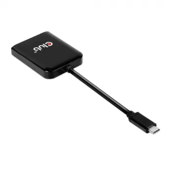 CLUB3D USB3.2 Gen2 Type-C(DP™ Alt-Mode) – DisplayPort™ dviejų monitorių 4K60Hz M/F MST šakotuvas