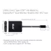 CLUB3D USB3.2 Gen2 Type-C(DP™ Alt-Mode) – DisplayPort™ dviejų monitorių 4K60Hz M/F MST šakotuvas