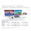 CLUB3D USB3.2 Gen2 Type-C(DP™ Alt-Mode) – DisplayPort™ dviejų monitorių 4K60Hz M/F MST šakotuvas