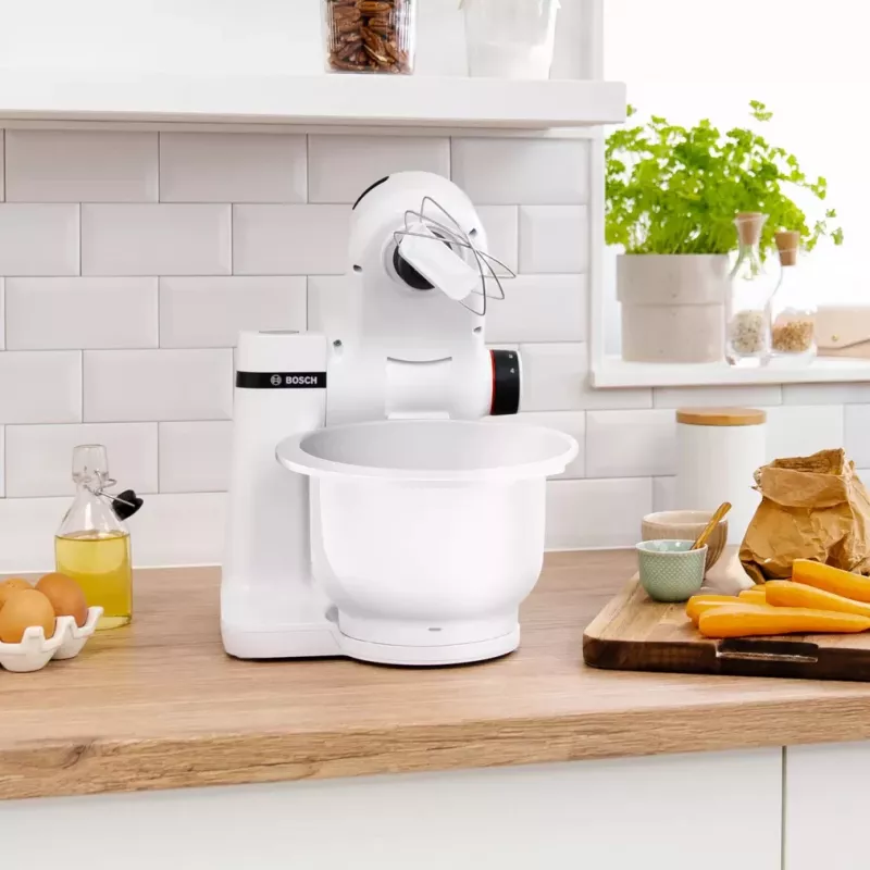 Virtuvinis kombainas Bosch Serie 2 MUMS2AW00 — 700 W, 3,8 l dubuo, 4 greičiai, baltas