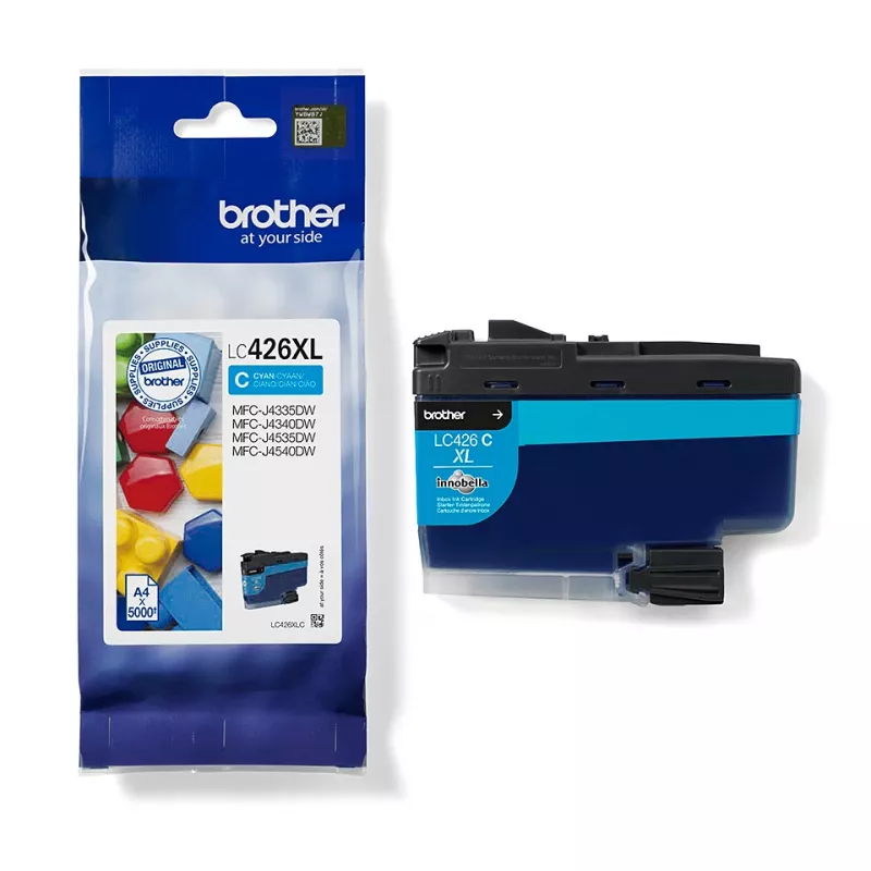 Brother LC-426XLC rašalo kasetė 1 vnt. Originali didelio našumo (XL) žydra