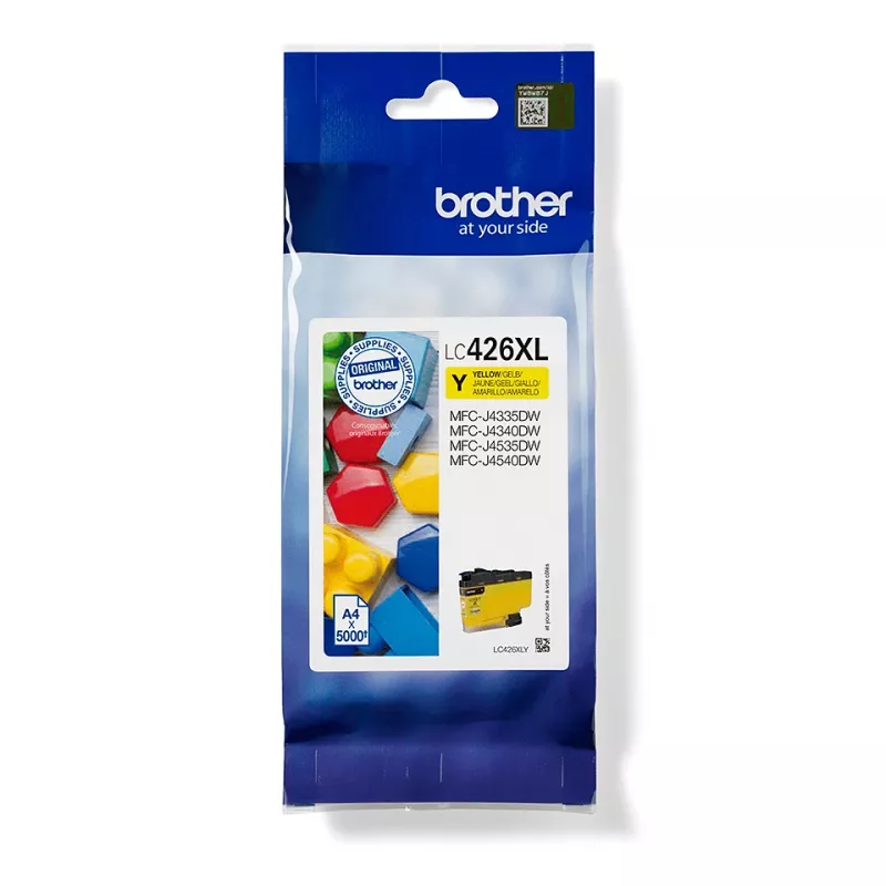Brother LC-426XLY rašalo kasetė 1 vnt. Originali didelės talpos (XL) geltona