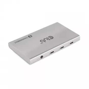 CLUB3D sertifikuotas Thunderbolt™4 nešiojamas 5-in-1 centras su išmaniuoju maitinimu
