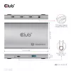 CLUB3D sertifikuotas Thunderbolt™4 nešiojamas 5-in-1 centras su išmaniuoju maitinimu