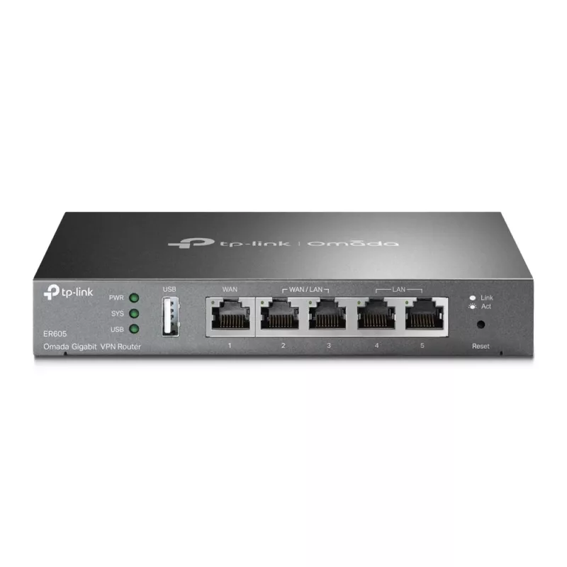 Maršrutizatorius TP-Link SafeStream Gigabit Multi-WAN VPN TL-R605
