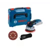 Bosch GEX 18V-125 Professional atsitiktinio orbitalinio šlifuoklio 10000 RPM 20000 OPM juoda, mėlyna, pilka, raudona