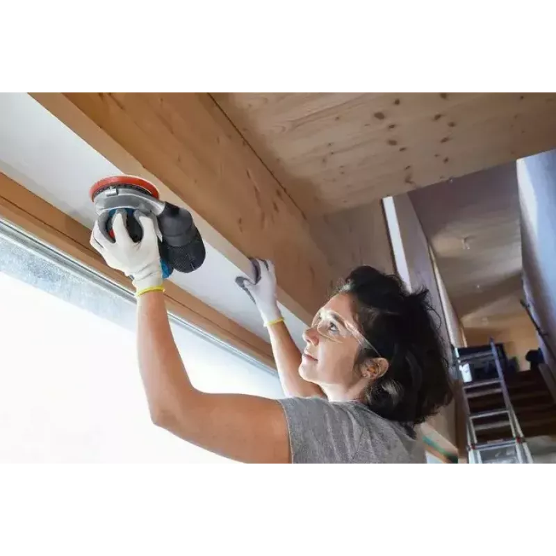Bosch GEX 18V-125 Professional atsitiktinio orbitalinio šlifuoklio 10000 RPM 20000 OPM juoda, mėlyna, pilka, raudona