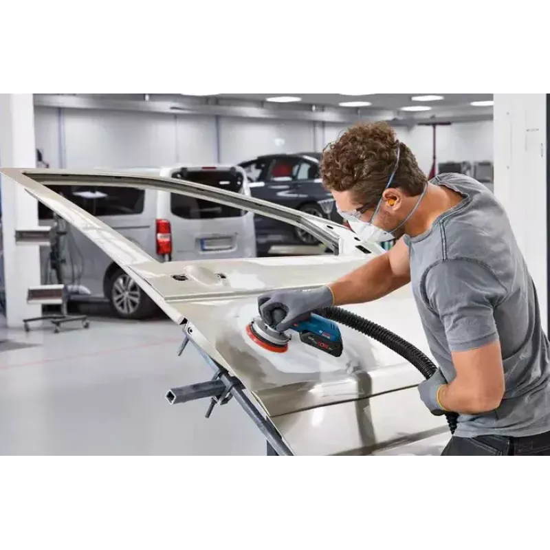 Bosch GEX 18V-125 Professional atsitiktinio orbitalinio šlifuoklio 10000 RPM 20000 OPM juoda, mėlyna, pilka, raudona