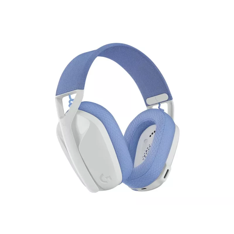 LOGITECH G435 Lightspeed belaidės žaidimų ausinės - baltos