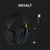 LOGITECH G435 Lightspeed belaidžiai žaidimų ausinės - juodos