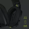 LOGITECH G435 Lightspeed belaidžiai žaidimų ausinės - juodos