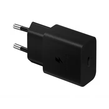 Mobiliojo įrenginio įkroviklis Samsung EP-T1510NBEGEU, USB-C 15 W, 5–9 V išvestis, 2 A, juodas