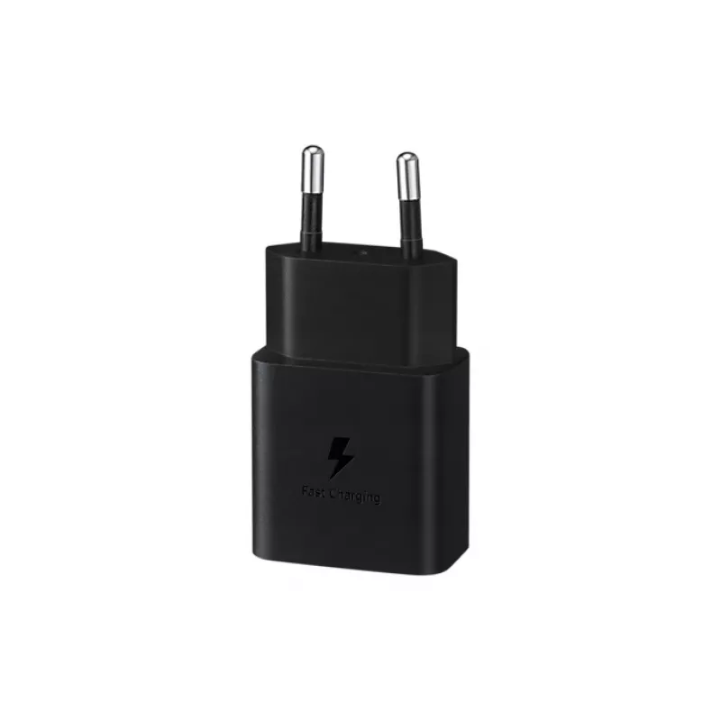Mobiliojo įrenginio įkroviklis Samsung EP-T1510NBEGEU, USB-C 15 W, 5–9 V išvestis, 2 A, juodas