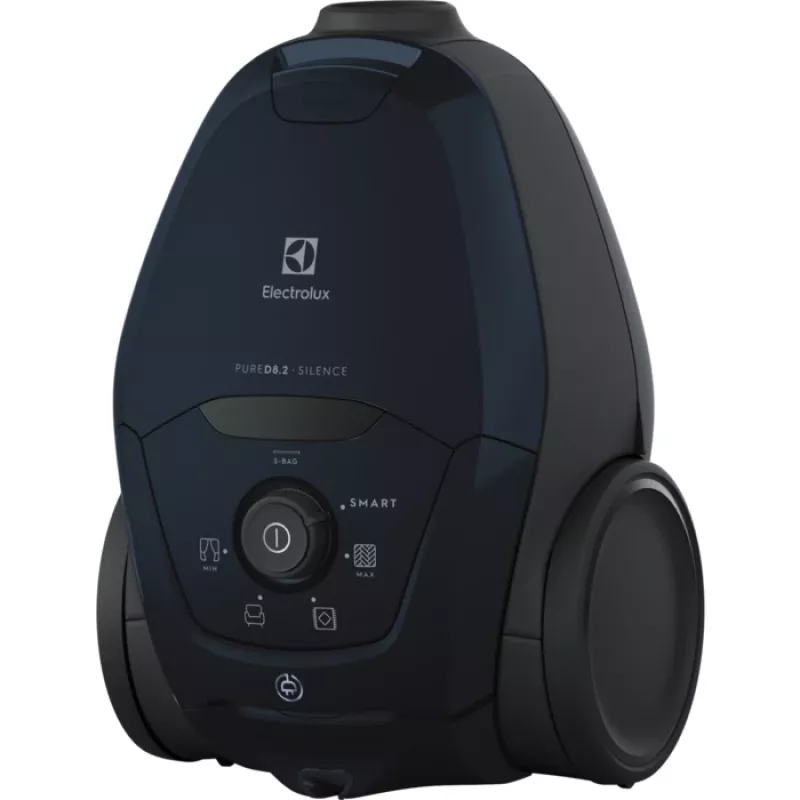 Cilindrinis dulkių siurblys Electrolux PD82-4ST — 3,5 l dulkių maišelis, EPA E12, 500 W, 12 m veikimo spindulys, 57 dB