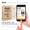 CLUB3D Ultra High Speed HDMI™ sertifikuotas kabelis 4K120Hz 8K60Hz 48Gbps M/M 5m/16.4ft