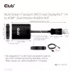 CLUB3D MST šakotuvas DisplayPort 1.4 į HDMI dviejų monitorių 4K60Hz M/F