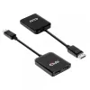 CLUB3D MST šakotuvas DisplayPort 1.4 į HDMI dviejų monitorių 4K60Hz M/F