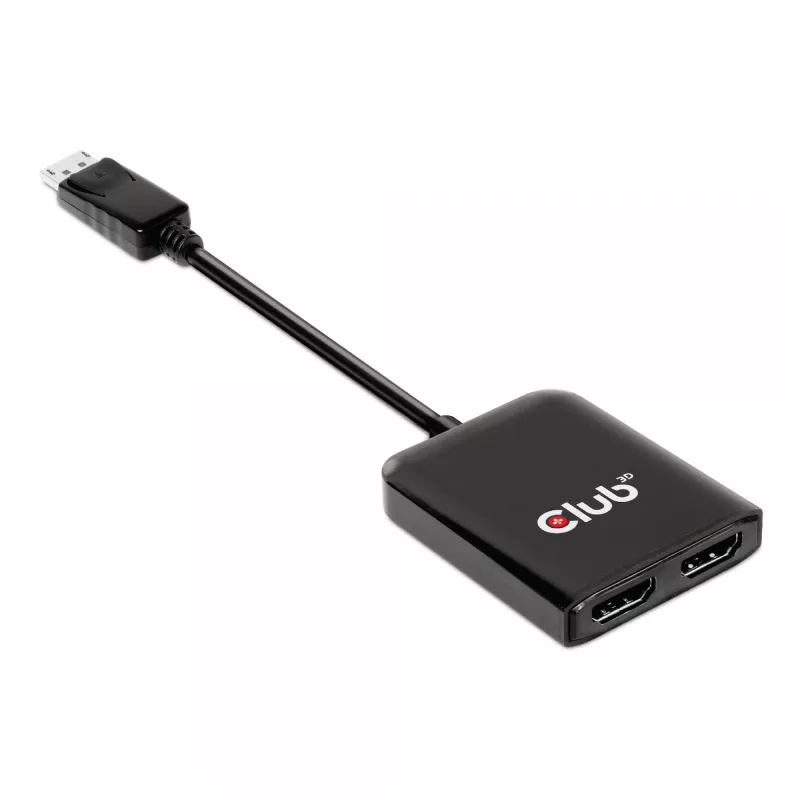 CLUB3D MST šakotuvas DisplayPort 1.4 į HDMI dviejų monitorių 4K60Hz M/F