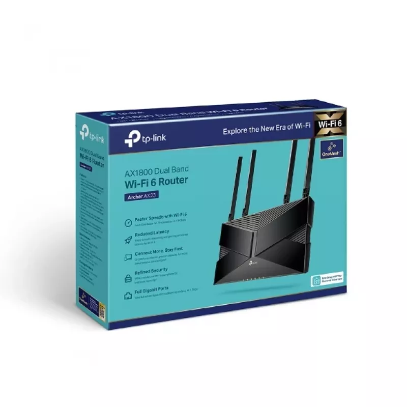 Stalinis maršrutizatorius TP-Link Archer AX1800 dviejų juostų „Wi-Fi 6“