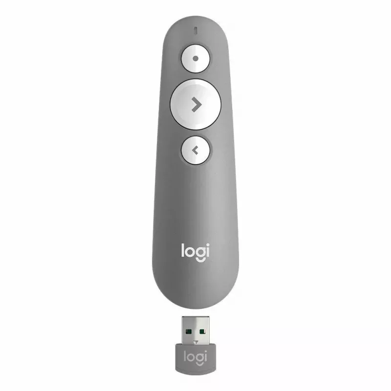 LOGITECH R500 lazerinis pristatymo pultelis pilkas