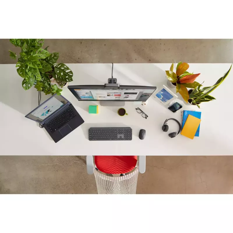 LOGITECH Mx Keys For Business - Belaidė klaviatūra - Grafitas - US International Qwerty